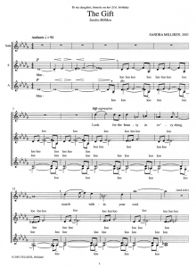 Score Sample - The gift