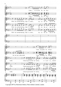 Score Sample - See the baby boy