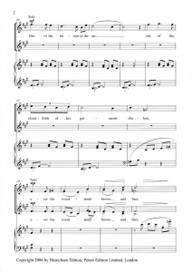 Score Sample - Snowflakes