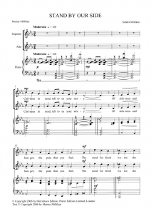 Score sample - Stand by our side