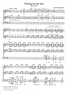 Score Sample - Waiting for the sun