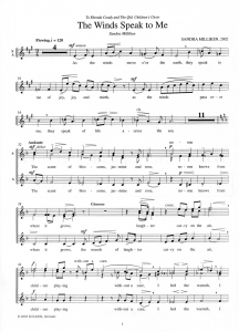 Score Sample - The wind speaks to me