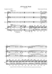 All Over the World SAB pg.1